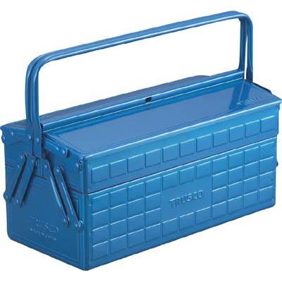 トラスコ中山 ST-3500-B 2段工具箱 350X160X260 ブルーの通販は 5,989円