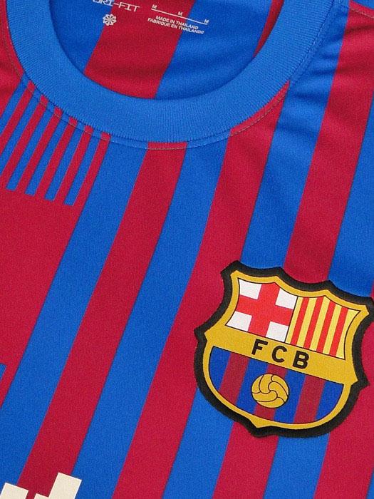ナイキ) NIKE/21/22バルセロナ/ホーム/半袖/ピケ/LFPバッジ付/CV7891