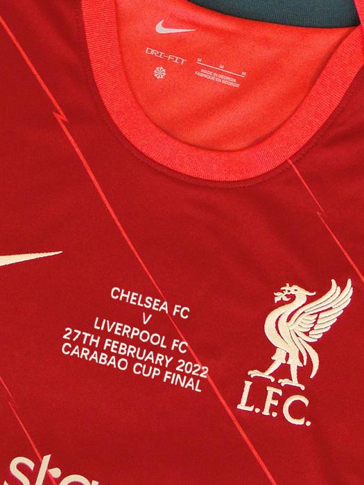 ナイキ)NIKE/21/22リバプール/ホーム/半袖/マネ/カラバオカップバッジ+