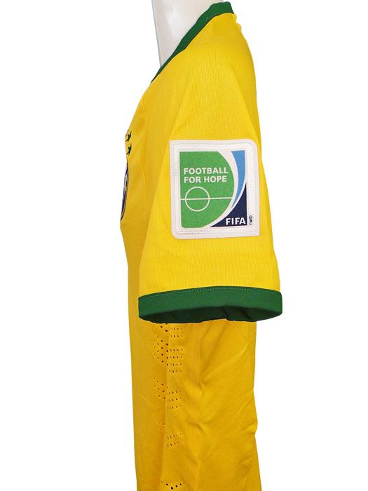 ナイキ) NIKE/2014ブラジル代表/オーセンティック/ホーム/半袖/フッキ