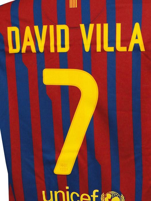 (ナイキ) NIKE/11/12バルセロナ/ホーム/半袖/11-12UEFAスーパーカップ記念マッチデープリント/ダビド・ビジャ/419877-486