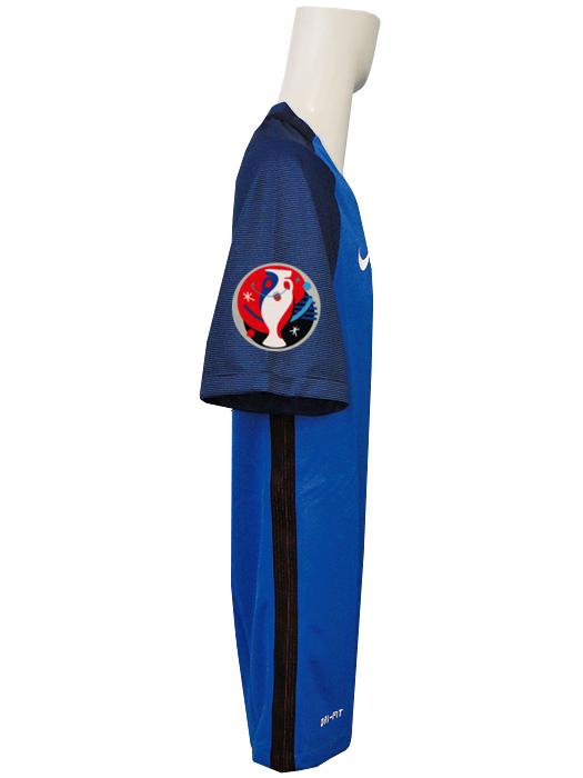 (ナイキ) NIKE/16/17フランス代表/ホーム/半袖/グリーズマン/EURO2016バッジ+RESPECTバッジ付/724615-439 ナイキ) NIKE/16/17フランス代表/ホーム/半袖/グリーズマン/EURO2016