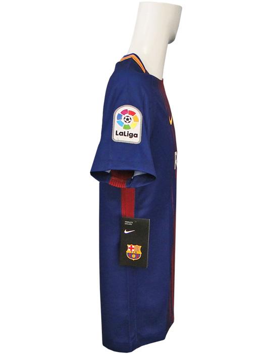 ナイキ) NIKE/17/18バルセロナ/ホーム/半袖/ジュニア/楽天スポンサー付