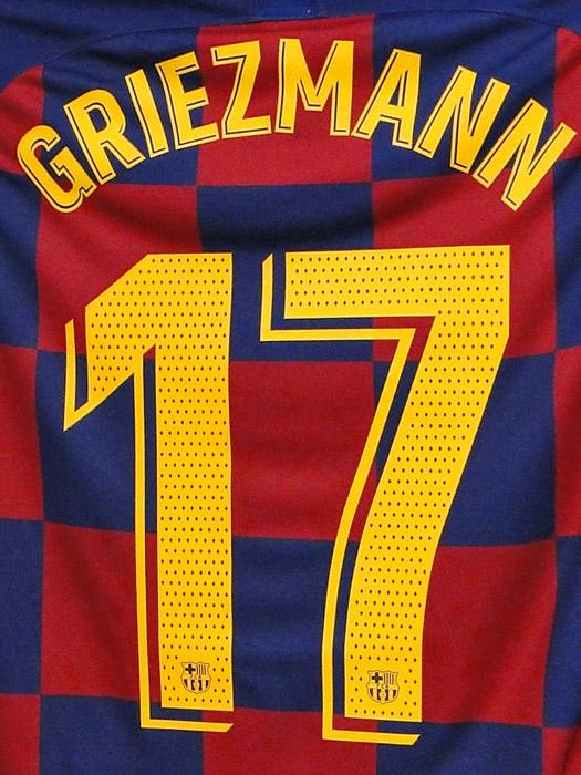 正規品 FCバルセロナ グリーズマン ユニフォーム L FCバルセロナ グリーズマン 19/20ユニフォームLサイズ 正規品FC