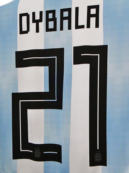 (アディダス) adidas/18/19アルゼンチン代表/ホーム/半袖/ディバラ/2018ワールドカップバッジ+LIVING FOOTBALLバッジ付/BQ9324_5