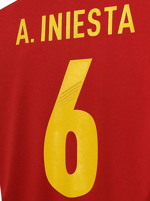 アディダス) adidas/12/13スペイン代表/ホーム/半袖/イニエスタ/決勝戦