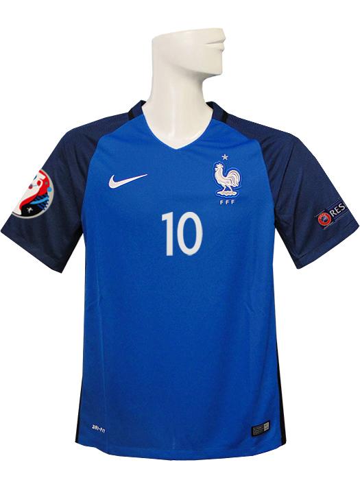 (ナイキ) NIKE/16/17フランス代表/ホーム/半袖/ベンゼマ/EURO2016バッジ+RESPECTバッジ付/724615-439_1