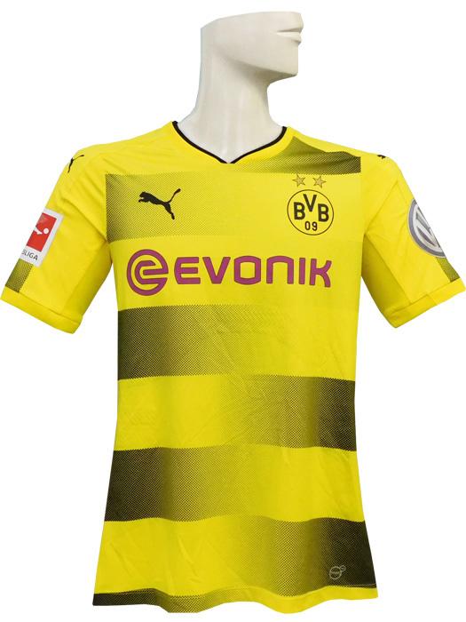 ***記念ボックス***(プーマ) PUMA/17/18ドルトムント/オーセンティック/ホーム/半袖/香川/ブンデスリーガ+VW/751669-01