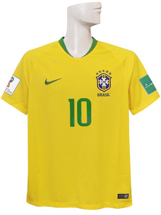 ナイキ) NIKE/18/19ブラジル代表/ホーム/半袖/ネイマール/2018ワールド