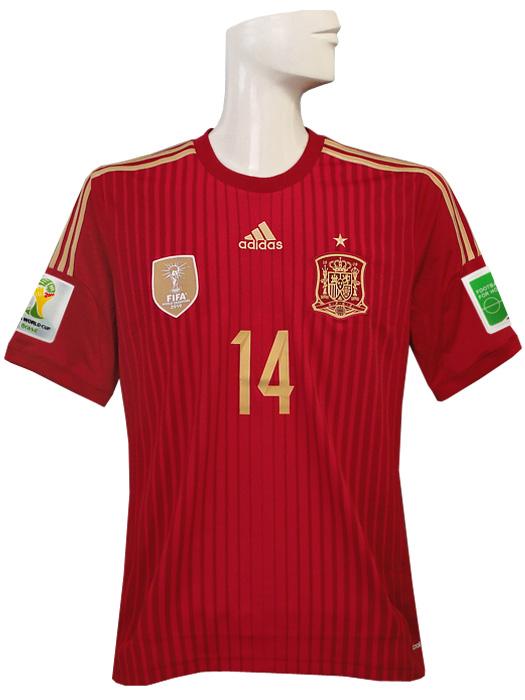 アディダス) adidas/14/15スペイン代表/ホーム/半袖/シャビ・アロンソ