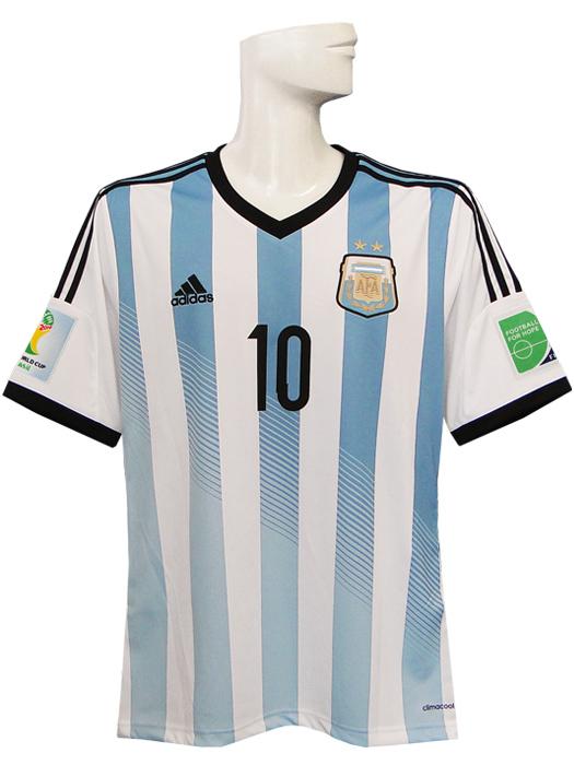 アディダス) adidas/14/15アルゼンチン代表/ホーム/半袖/メッシ/W杯