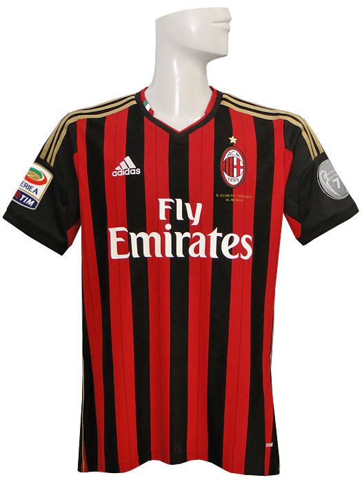 -週末-限定値下げ中【長袖】ACミラン 06-07シーズン adidas正規品 アディダス) adidas/13/14ACミラン/ホーム/半袖/本田/セリエA+BE7+IL