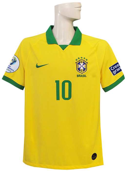 ナイキ Nike 19 ブラジル代表 ホーム 半袖 ネイマール コパアメリカバッジ付 Aj5026 750の通販はau Pay マーケット ネイバーズスポーツ