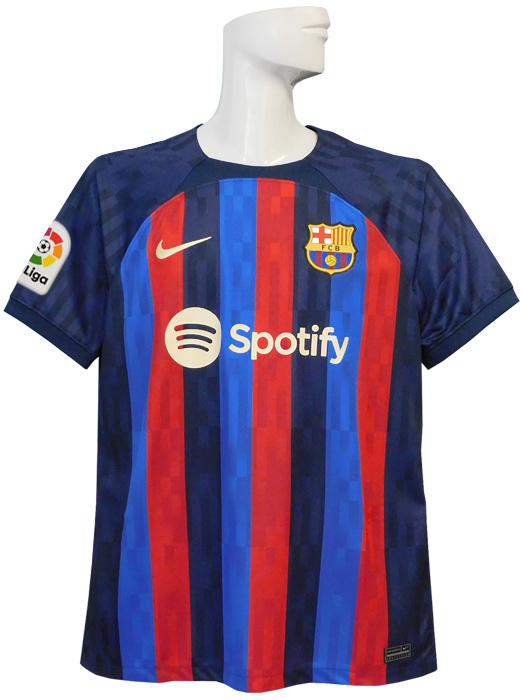 ナイキ) NIKE/22/23バルセロナ/ホーム/半袖/レバンドフスキ/LFPバッジ+