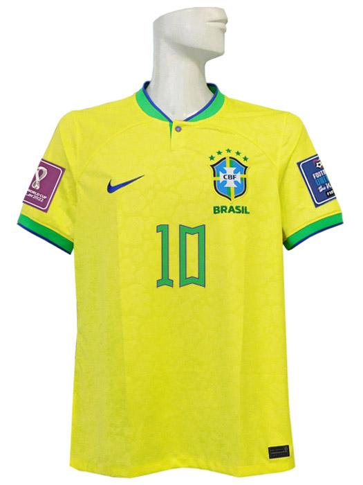 ナイキ) NIKE/22/23ブラジル代表/ホーム/半袖/ネイマール/2022W杯