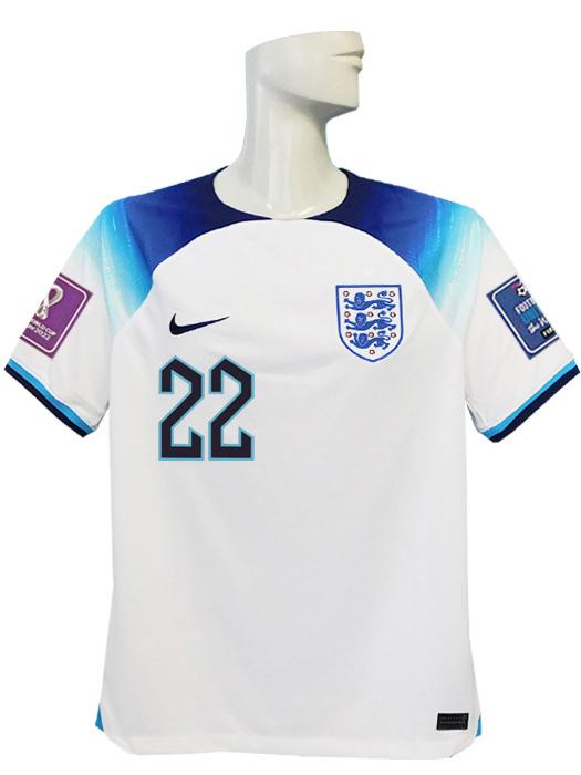 22-23 イングランド代表　ベリンガム　NIKEオフィシャルユニフォーム ナイキ) NIKE/22/23イングランド代表/ホーム/半袖/ベリンガム/2022W杯