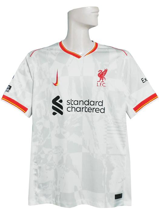 (ナイキ)NIKE/24/25リバプール/サード/半袖/ソボスライ/プレミア+No Room For Racismパッチ付/FQ2030-101 ナイキ)NIKE/24/25リバプール/サード/半袖/ソボスライ/プレミア+No