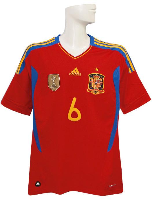 アディダス) adidas/11/12スペイン代表/ホーム/半袖/イニエスタ/RJ223