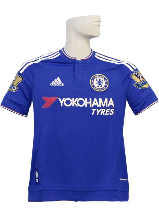 adidas - yai　チェルシー　アザール　ユニフォーム アディダス) adidas/15/16チェルシー/ホーム/半袖/アザール