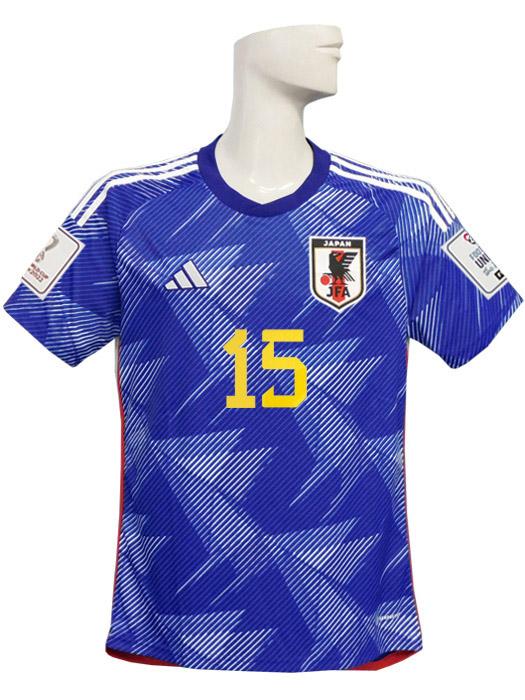 (アディダス) adidas/22/23日本代表/ホーム/半袖/鎌田/#15/2022W杯バッジ付/SX012-HF1845_1