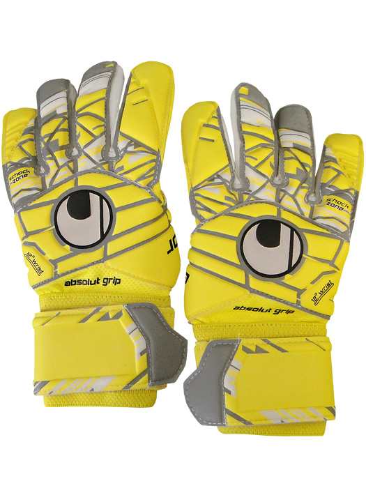 (ウールシュポルト) UHLSPORT/エリミネーターアブソルートグリップハーフネガティブ/ライトフローイエロー/1011011-01