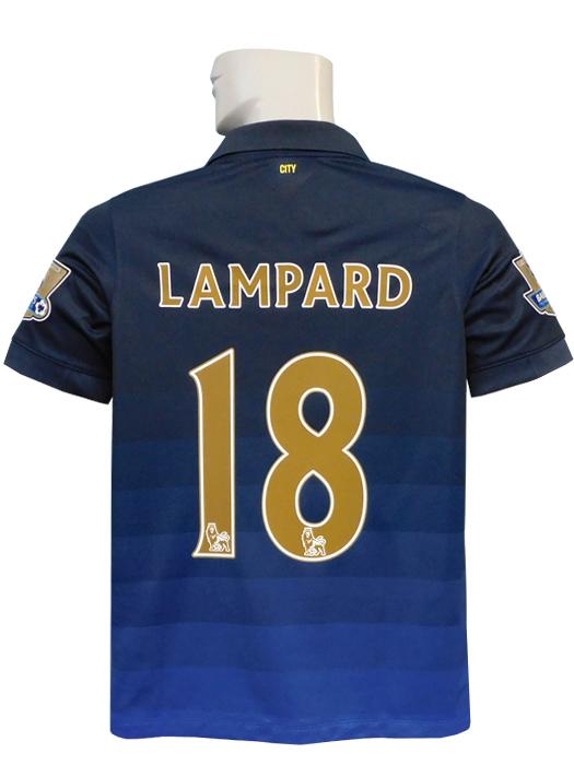 (ナイキ) NIKE/14/15マンチェスターシティ/アウェイ/半袖/ランパード/プレミアリーグ優勝パッチ付/ジュニア用/611057-476