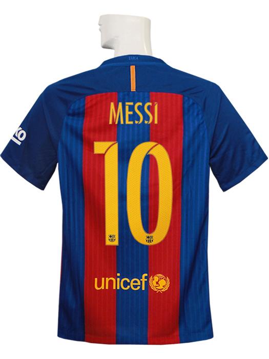 ナイキ) NIKE/16/17バルセロナ/ホーム/半袖/カタール航空+2015FIFA