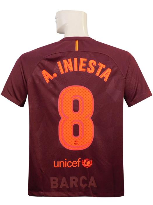 14-15 バルセロナ 8番 イニエスタ 半袖 ユニフォーム 新品 【公式通販】
