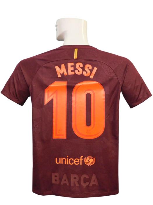 ナイキ) NIKE/17/18バルセロナ/サード/半袖/メッシ/ジュニア用