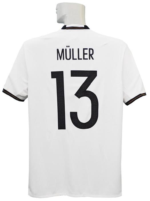 (アディダス) adidas/16/17ドイツ代表/ホーム/半袖/ミュラー/EURO2016バッジ+RESPECTバッジ付/BDY47-AI5014