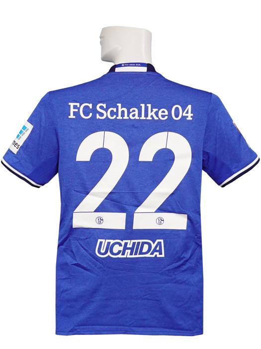 (アディダス) adidas/16/17シャルケ04/ホーム/半袖/内田/ブンデスリーガ+HELMESパッチ付/BFY15-AI7227