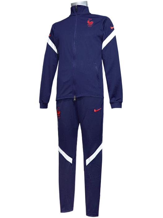 (ナイキ) NIKE/20/21フランス代表/DRI-FIT Strike ストライク トラックスーツ/ネイビー/CD2206-400