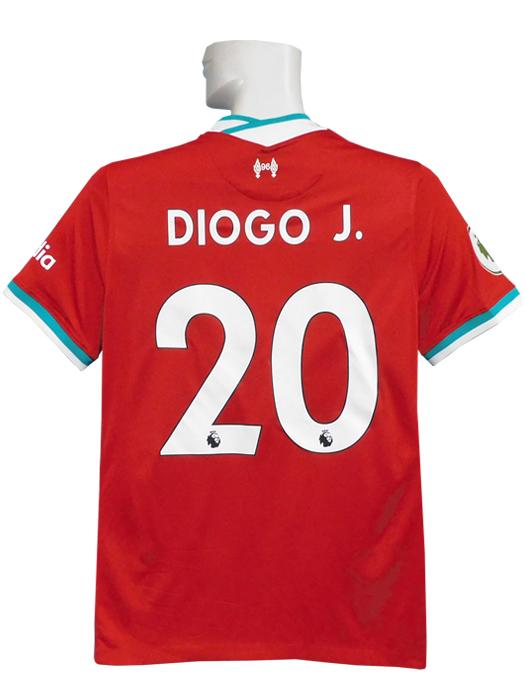 ***限定再入荷***(ナイキ)NIKE/20/21リバプール/ホーム/半袖/ディオゴ・ジョタ/プレミアリーグチャンピオン+Expediaバッジ付/CZ2636-687