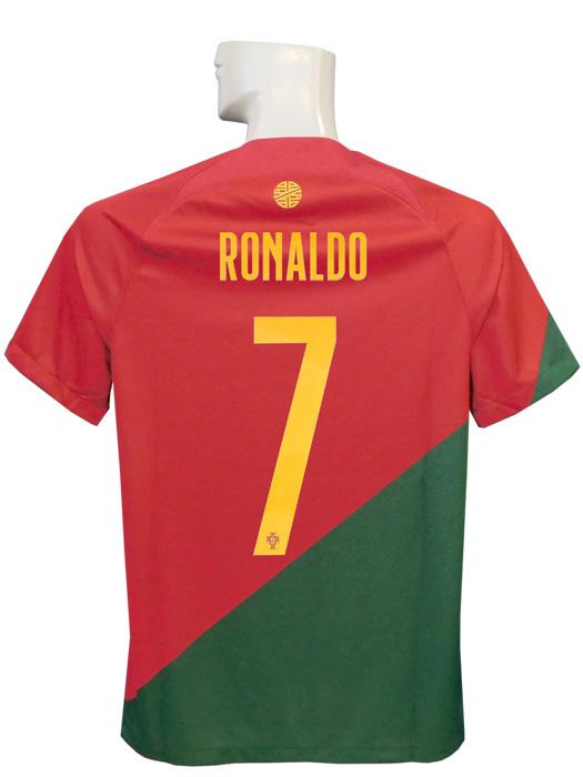 (ナイキ) NIKE/22/23ポルトガル代表/ホーム/半袖/ロナウド/2022W杯バッジ付/DN0692-628