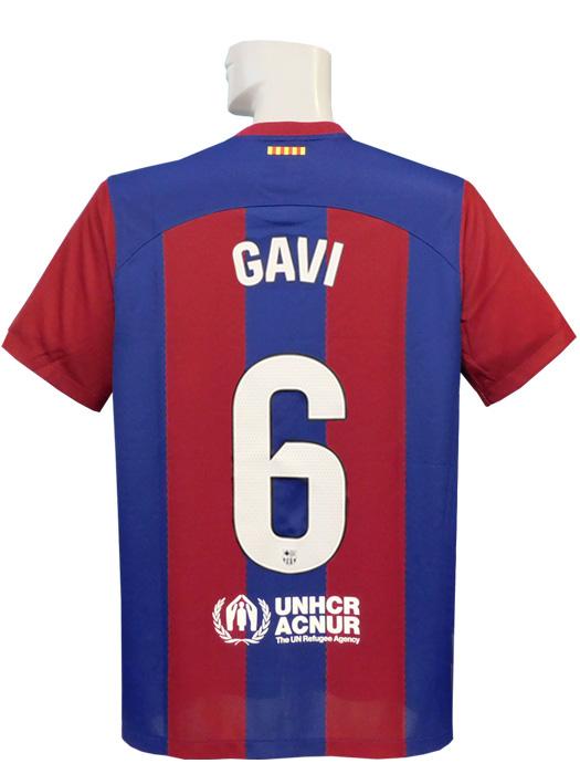 (ナイキ) NIKE/23/24バルセロナ/ホーム/半袖/ガビ/ラリーガ+ラリーガ優勝パッチ付き/DX2687-456