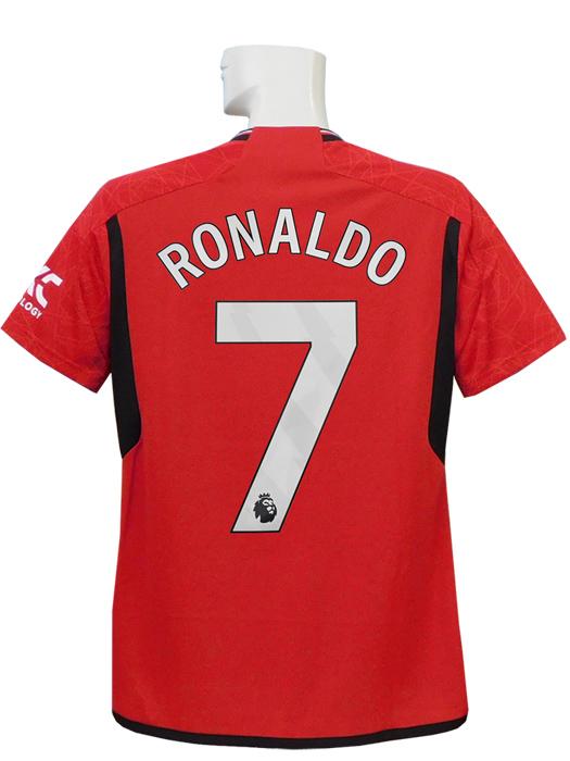 (アディダス) adidas/23/24マンチェスターユナイテッド/ホーム/半袖/ロナウド/プレミア+NRFRパッチ付/EVM00-IP1726