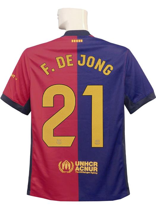 (ナイキ) NIKE/24/25バルセロナ/ホーム/半袖/デ・ヨング/ラリーガパッチ付/FN8797-456