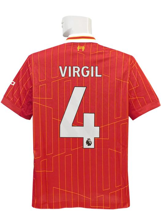 (ナイキ)NIKE/24/25リバプール/ホーム/半袖/ファン・ダイク/プレミア+No Room For Racismパッチ付/FN8798-688