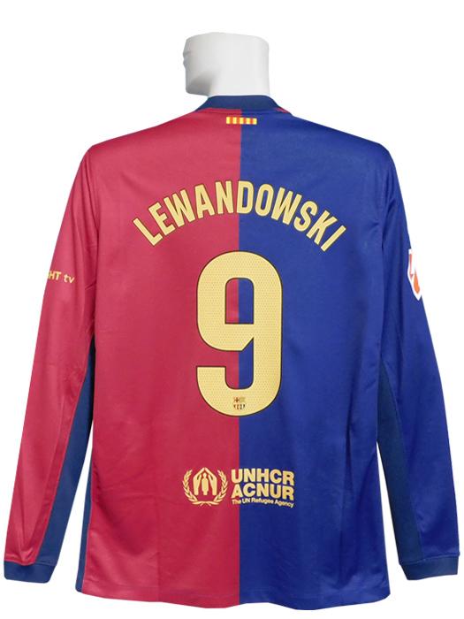 (ナイキ) NIKE/24/25バルセロナ/ホーム/長袖/レバンドフスキ/ラリーガパッチ付/FN8806-456