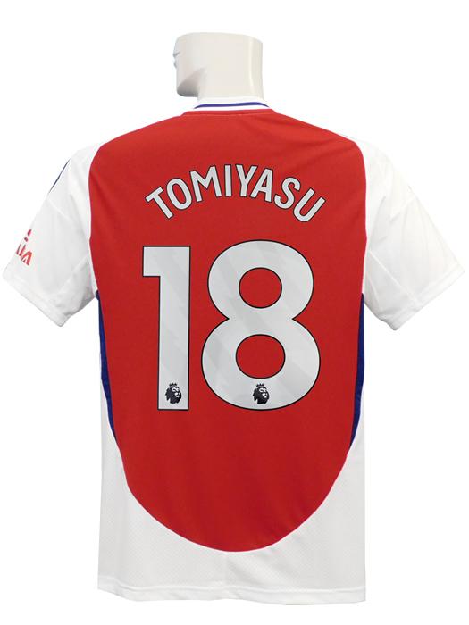 (アディダス) adidas/24/25アーセナル/ホーム/半袖/冨安/プレミア+No Room For Racismパッチ付/KNW85-IT6141