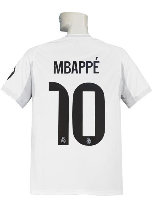 (アディダス) adidas/25/26レアルマドリード/UCL/ホーム/半袖/エムバペ/CL+FOUNDATION10+ICC2024/フルマーキング/KRN60-JJ1931