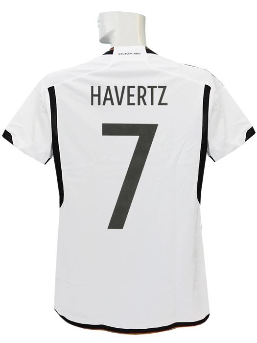 (アディダス) adidas/22/23ドイツ代表/ホーム/半袖/ハヴァーツ/2022W杯バッジ付/L5818-HJ9606