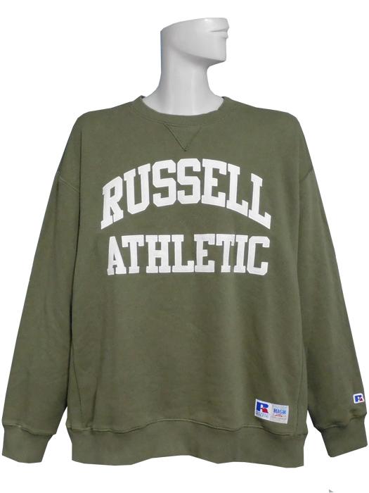 (ラッセル アスレティック)RUSSELL ATHLETIC/スウェットシャツ/カーキ/RBM21F0003-KHK