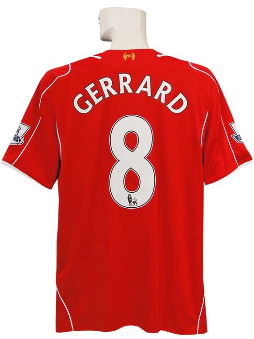 (ウォーリアー) WARRIOR/14/15リバプール/ホーム/半袖/ジェラード/プレミアリーグバッジ付/WSTM400HRD