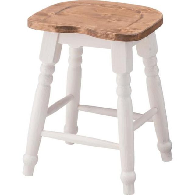 ミディ スツール ホワイト W35×D30×H45 azu-cfs-213 店舗 カフェ