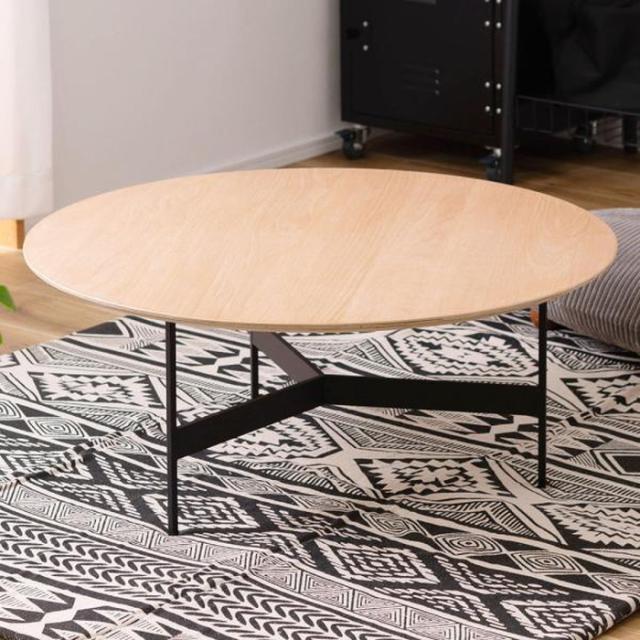 ラウンドテーブル ブラック ナチュラル W78×D78×H33.形 店舗 カフェ ラウンジ ロビー ホテル 法人 azu-hit-233 サイドテーブル オフィスデスク テーブル オフィス家具 送料無料 北欧 モダン 家具 インテリア ナチュラル テイスト 新生活 オススメ おしゃれ 後払い 