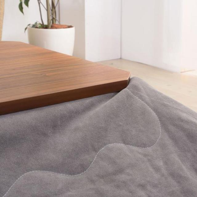 こたつ 炬燵 コタツテーブル ブラウン W105×D75×H38 店舗 カフェ