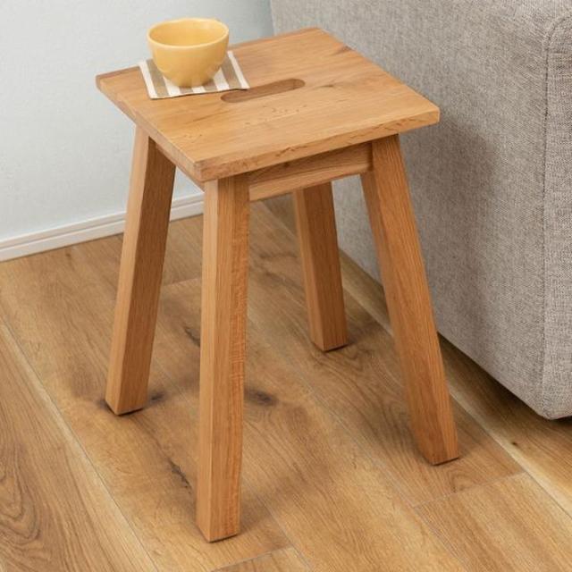 角スツール ナチュラル W32×D32×H46 azu-mtk-521 店舗 カフェ ラウンジ