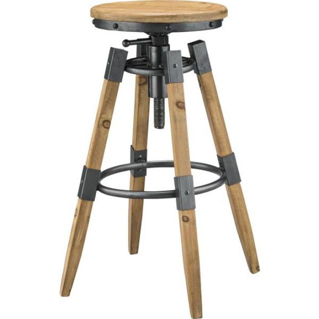 ハイスツール ナチュラル W54×D54×H70-78.5 azu-ttf-818 店舗 カフェ