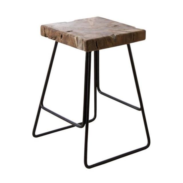 スツール ブラウン W35×D33×H47 azu-ttf-903c 店舗 カフェ ラウンジ